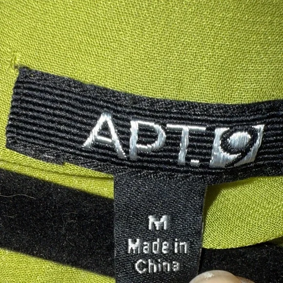 Apt. 9 Olive Green Tank Top with Side Tie - Picture 2 of 3